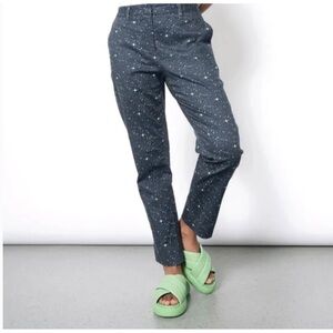 Toms x Wildfang The Essential Twill Slim Crop Pant in Orbits Size 16